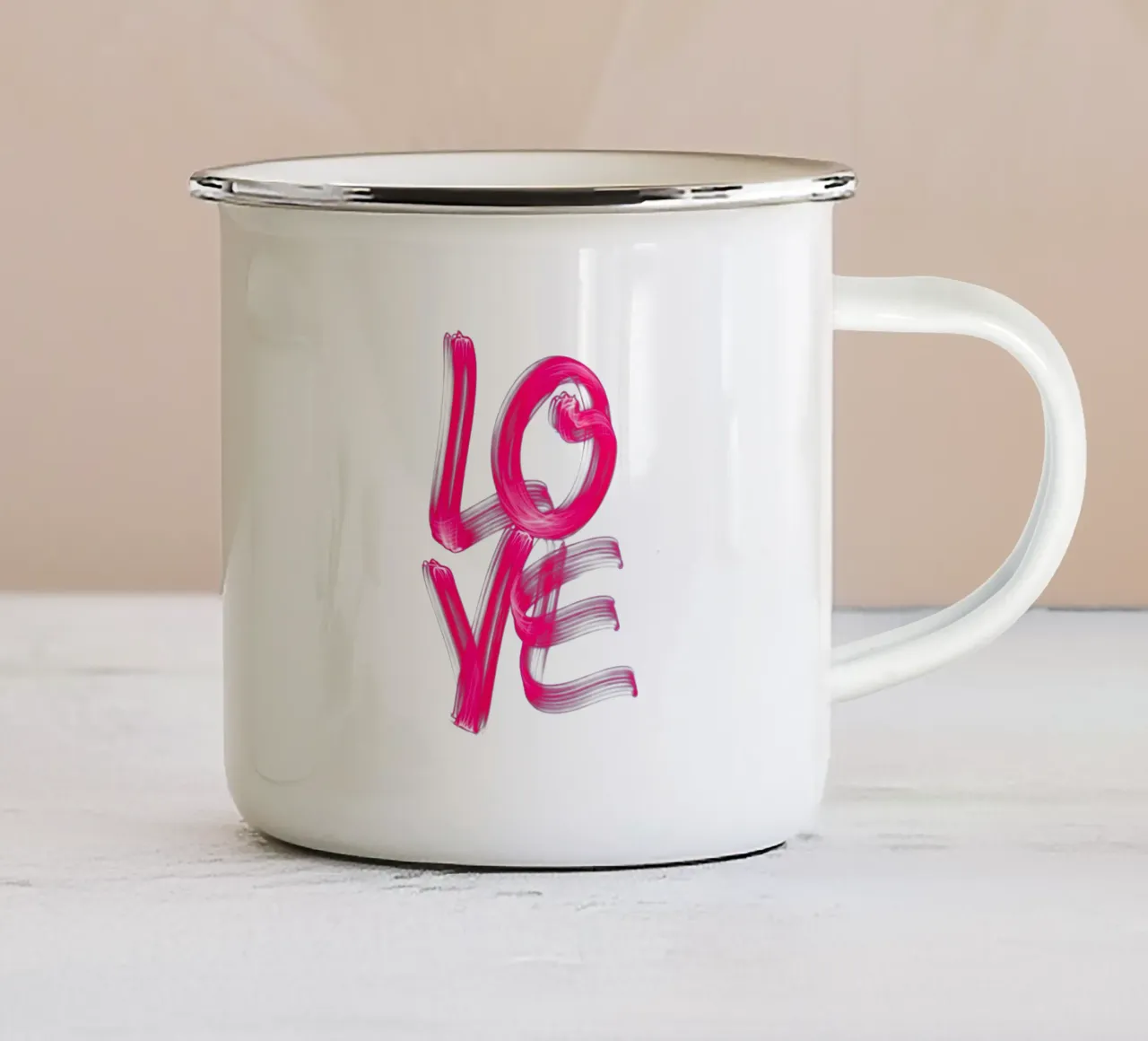 L'amore tazza in smalto da 🥝 KIWI STORE