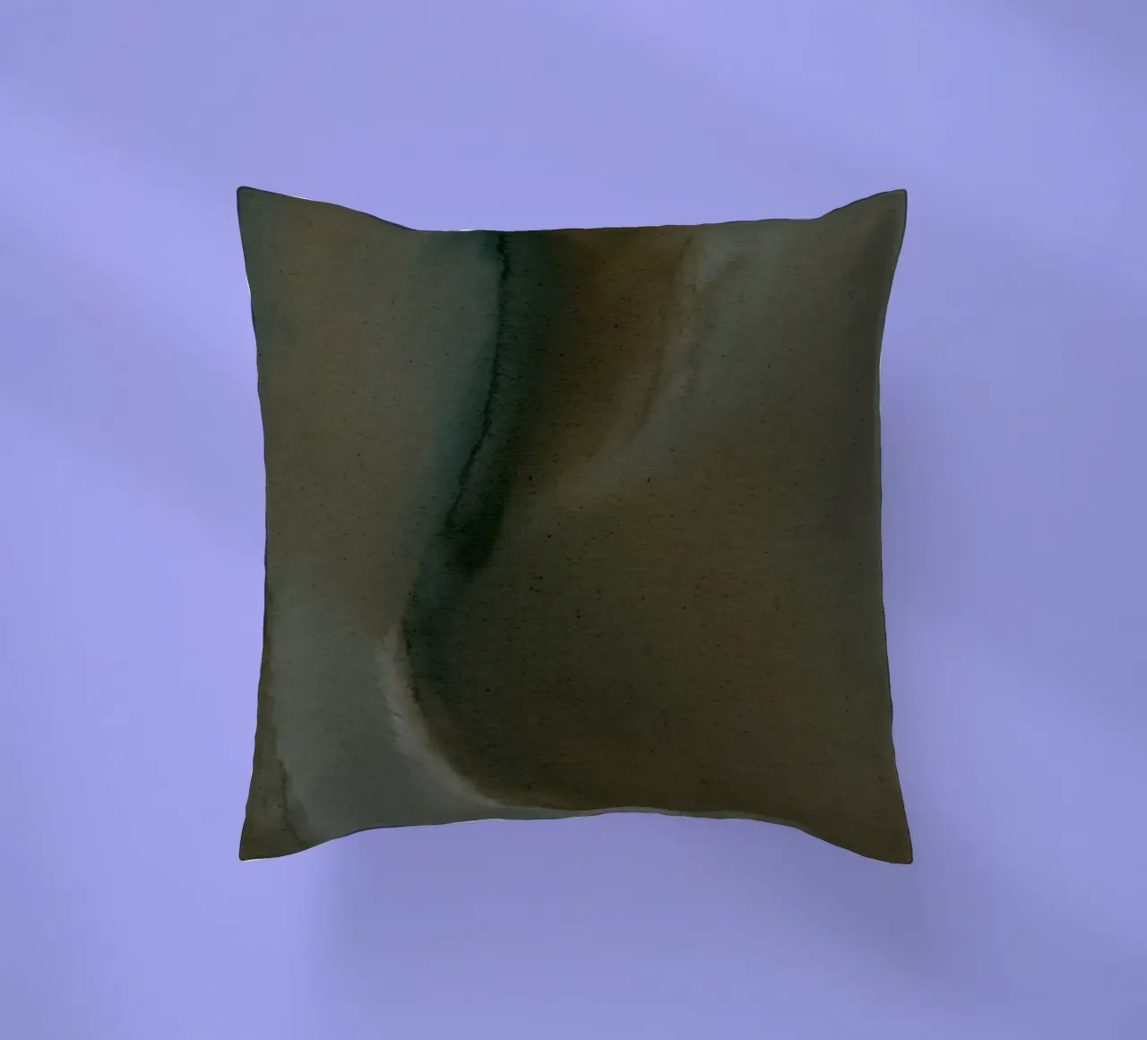 Wet Canvas 23 cuscino da Shatha Al Dafai
