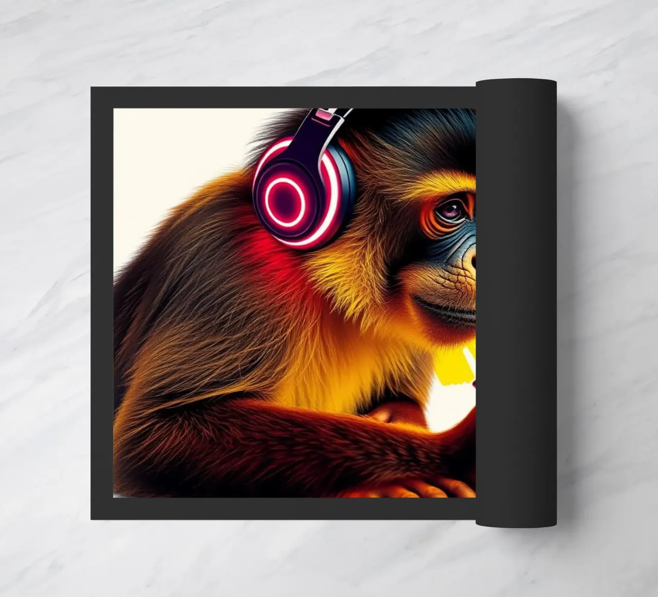 Calendar monkey doormat by Anita's Dream