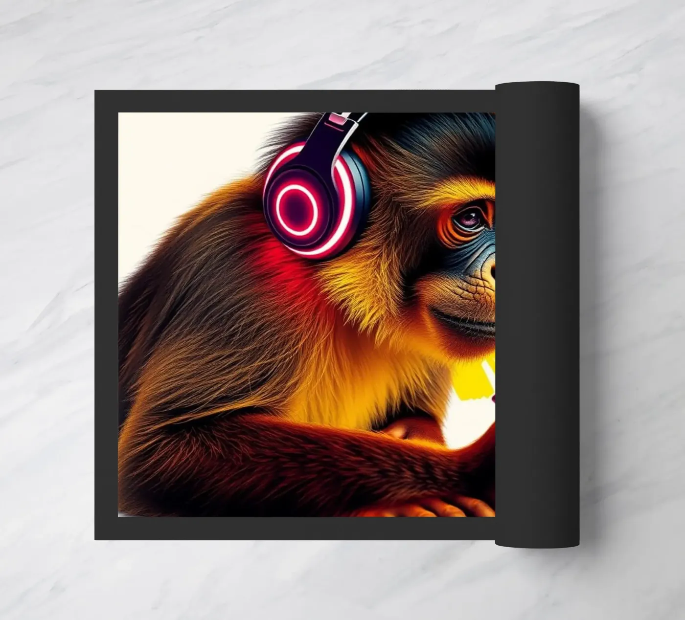 Calendar monkey doormat by Anita's Dream
