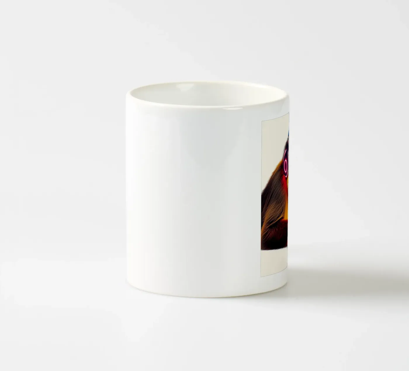 Calendar monkey ceramic mug by Anita's Dream