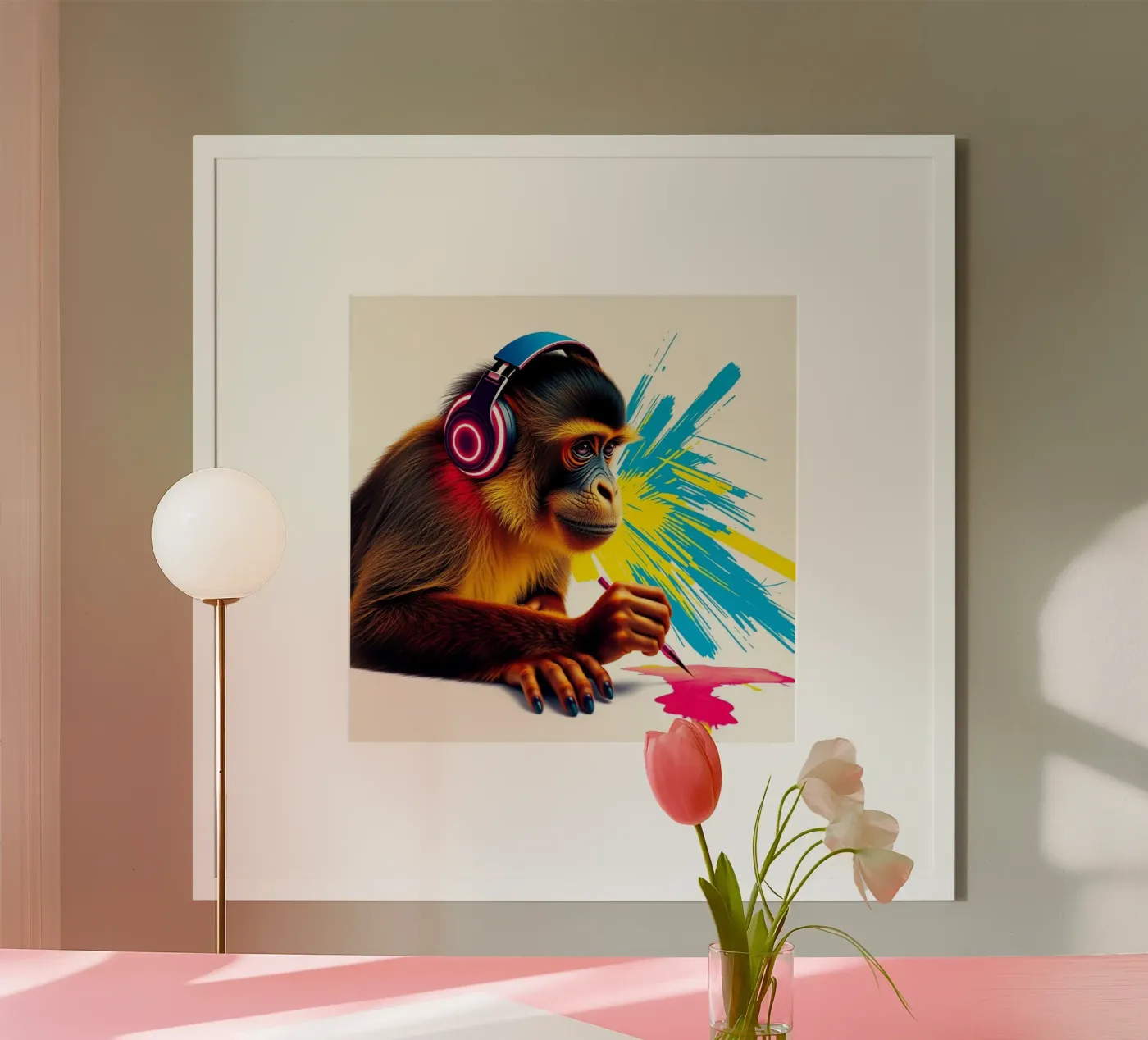 Calendar monkey Poster von Anita's Dream