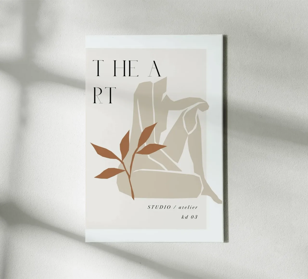 The Art No 3 tela con Cornice a cassetta da KRUTH DESIGN