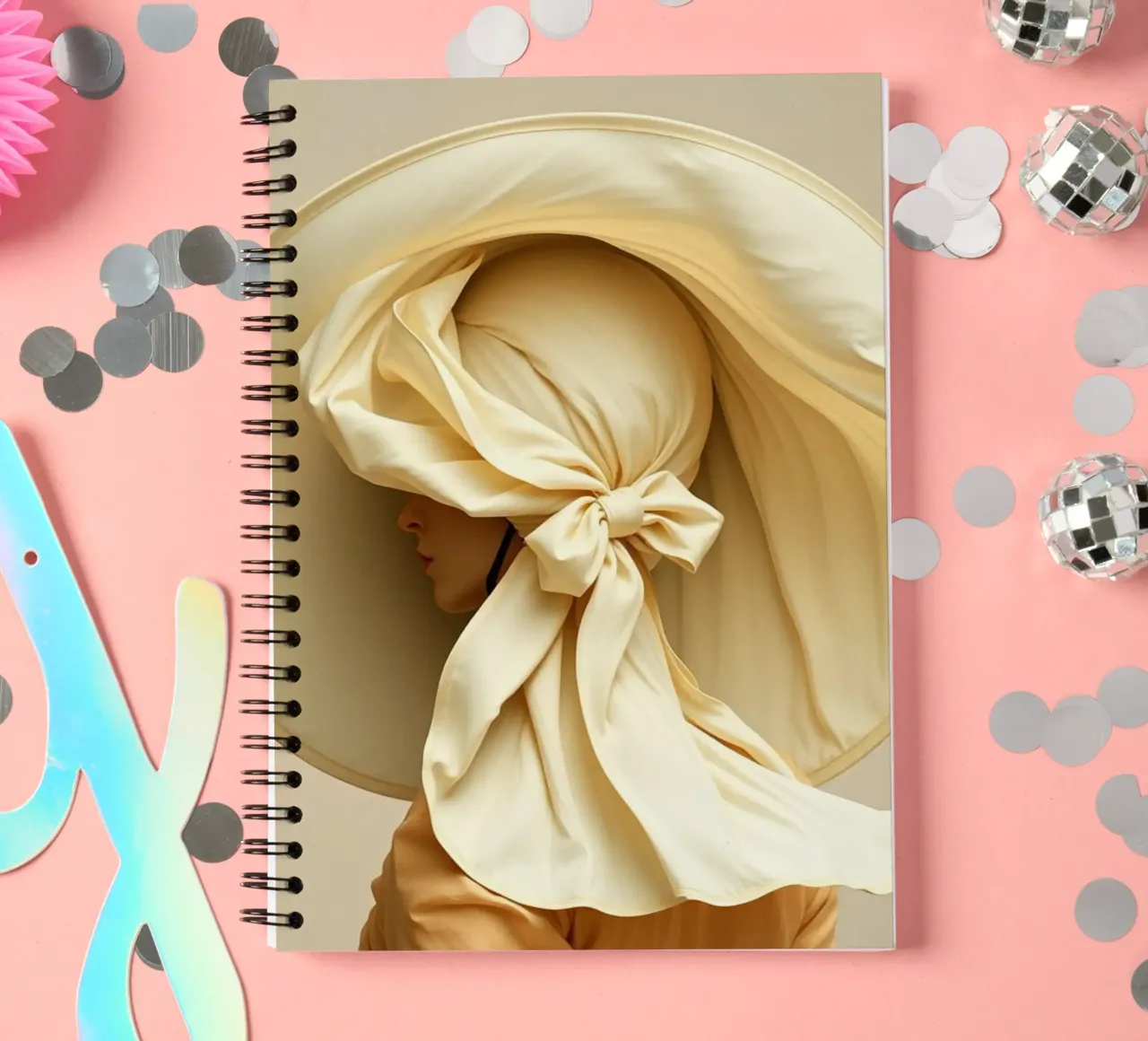 Lady with a Hat spiral notebook by Anita's Dream