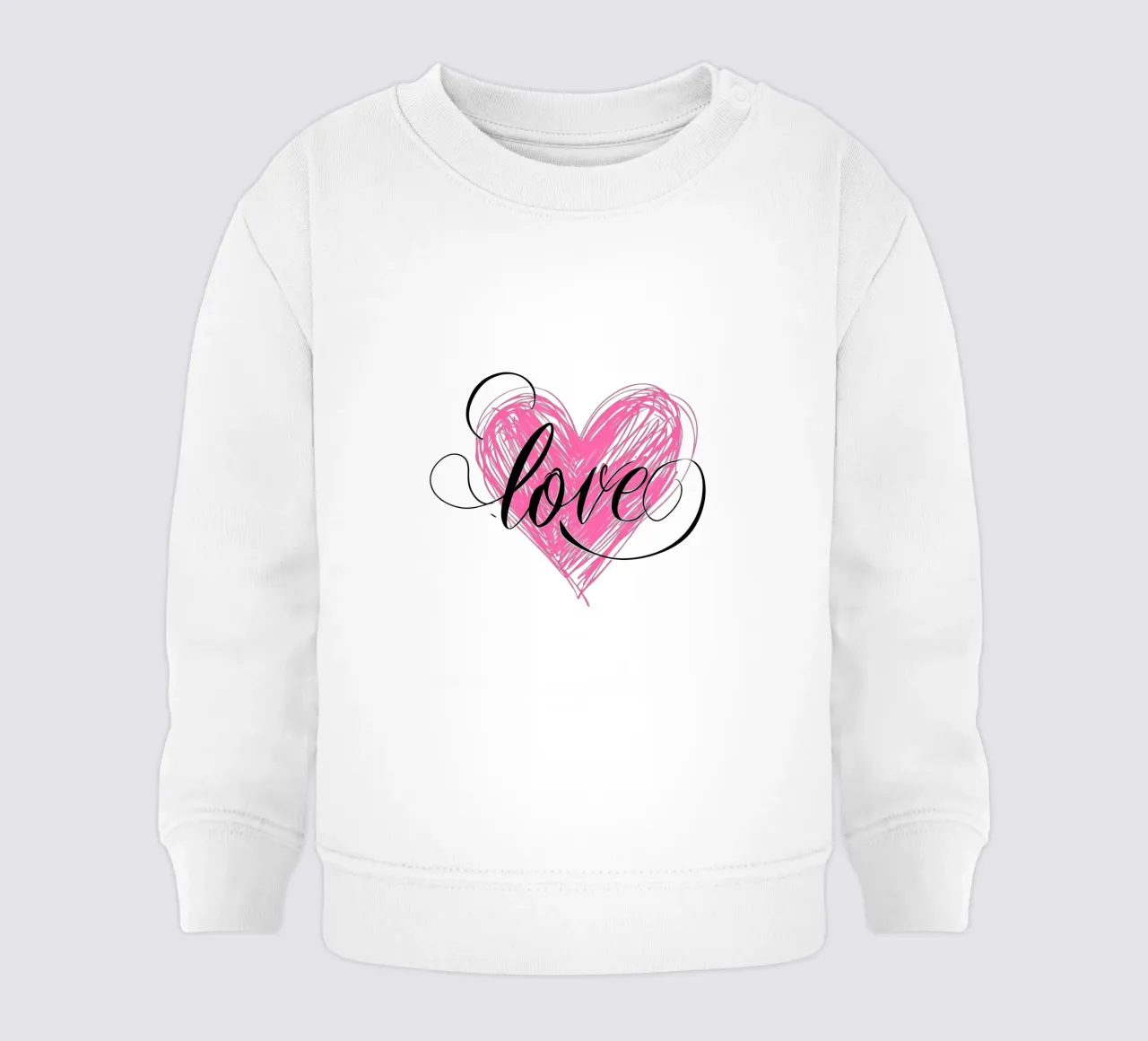 L'amore felpa neonato da 🥝 KIWI STORE