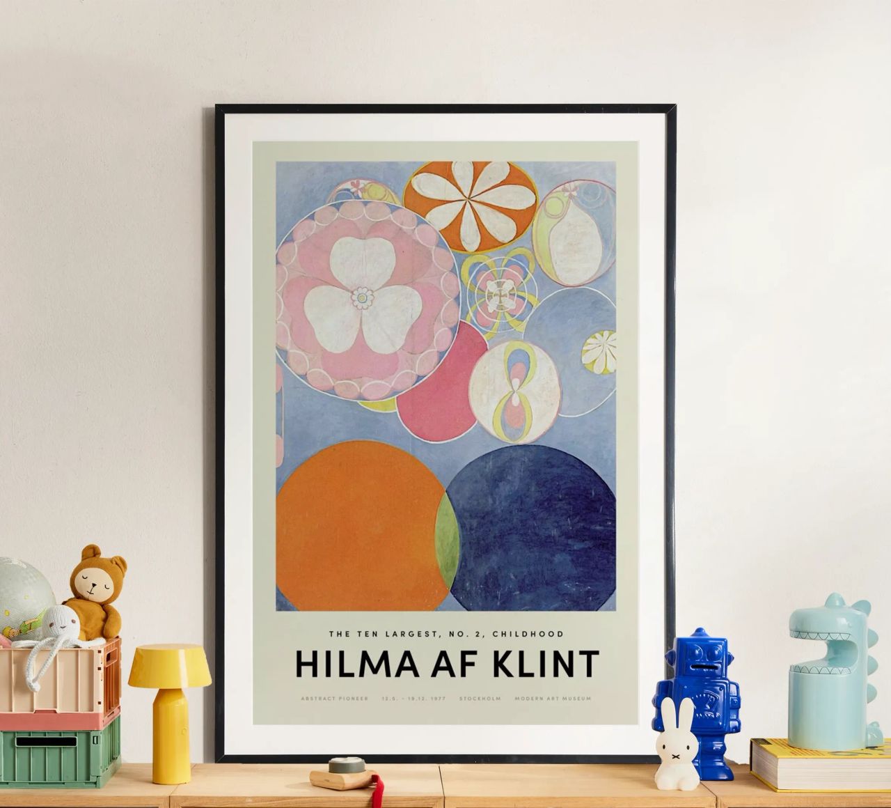 Hilma af Klint - Childhood, No. 2 poster de Vintage by JUNIQE