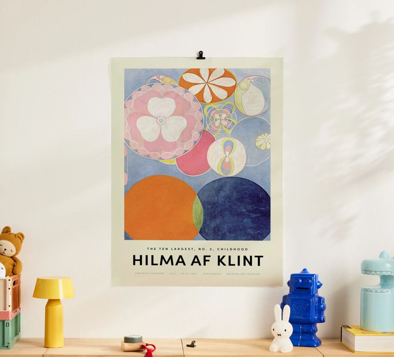 Hilma af Klint - Childhood, No. 2 poster de Vintage by JUNIQE