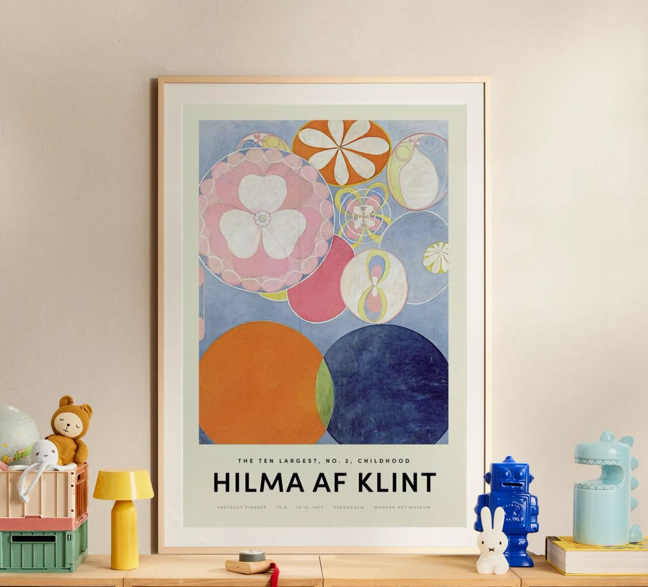 Hilma af Klint - Childhood, No. 2 poster de Vintage by JUNIQE