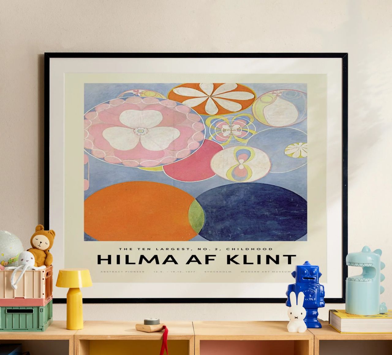 Hilma af Klint - Childhood, No. 2 poster de Vintage by JUNIQE