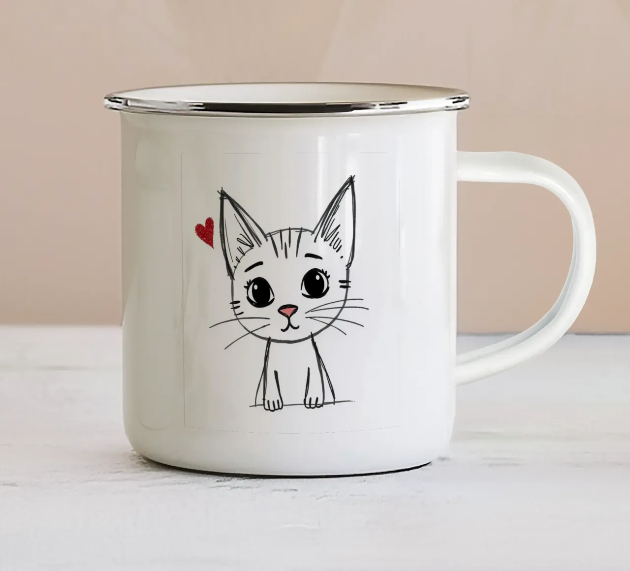 Dove sono i topi? tazza in smalto da Anita's Dream