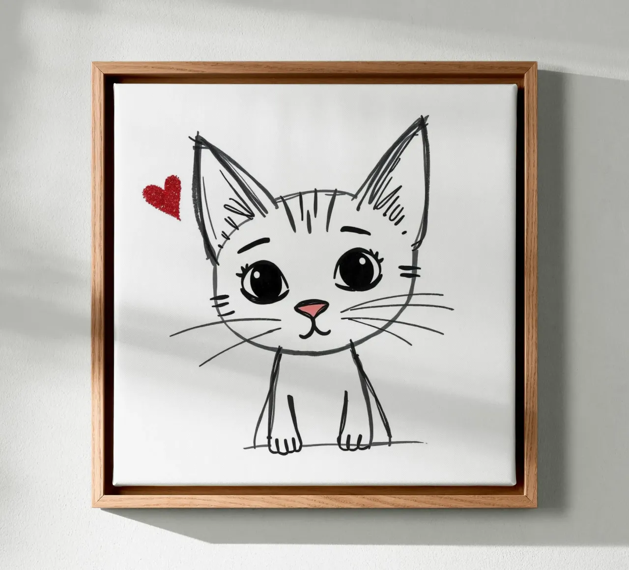 Where are the mice? canvas with Floater frame by Anita's Dream
