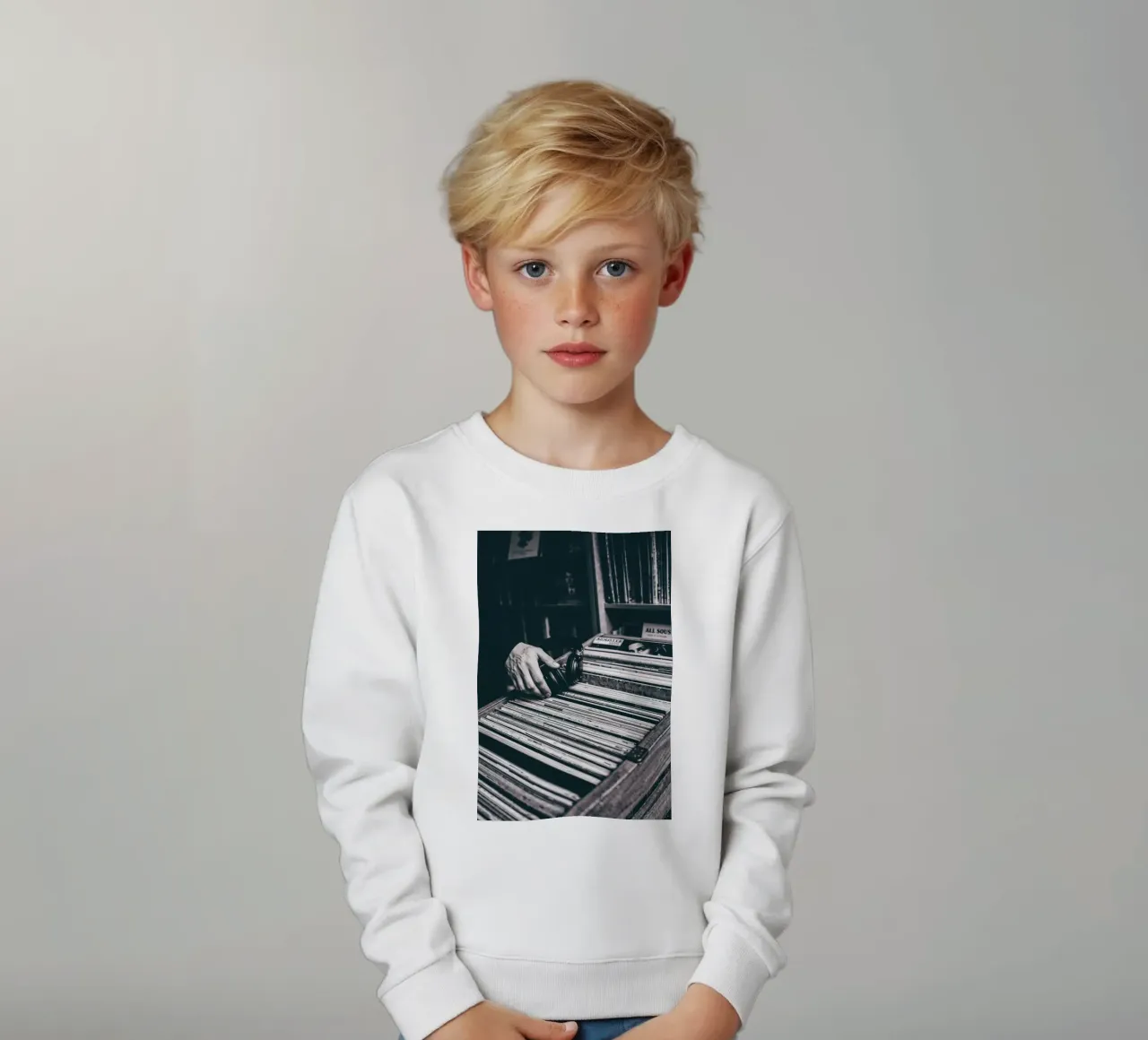 The Sound of Touch felpa bambino da BLICKPUNKT