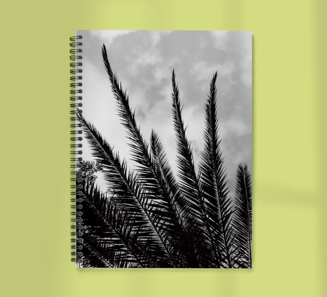Palm Skies spiral notebook by Sebastian Hilgetag