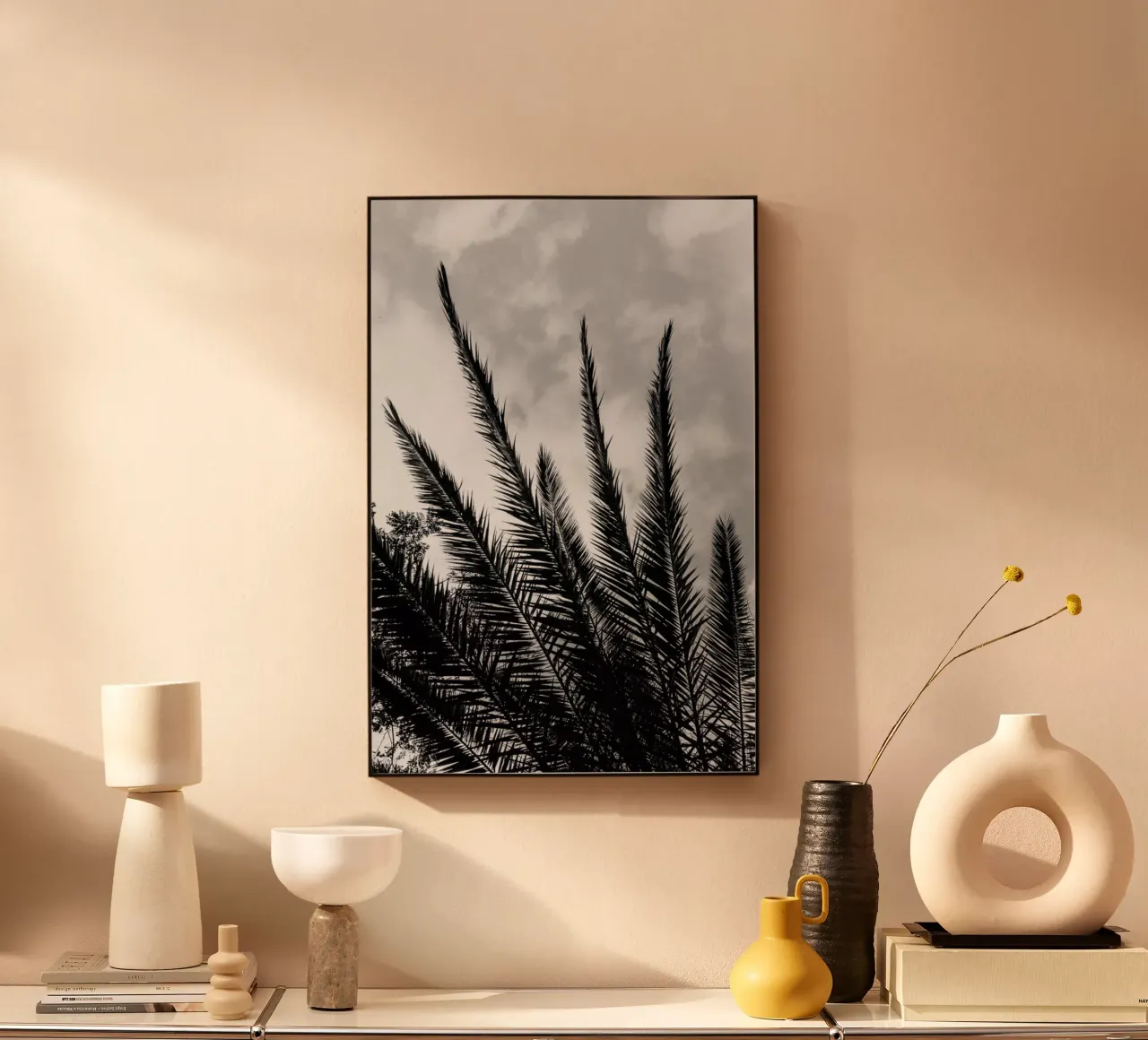 Palm Skies alu-dibond by Sebastian Hilgetag