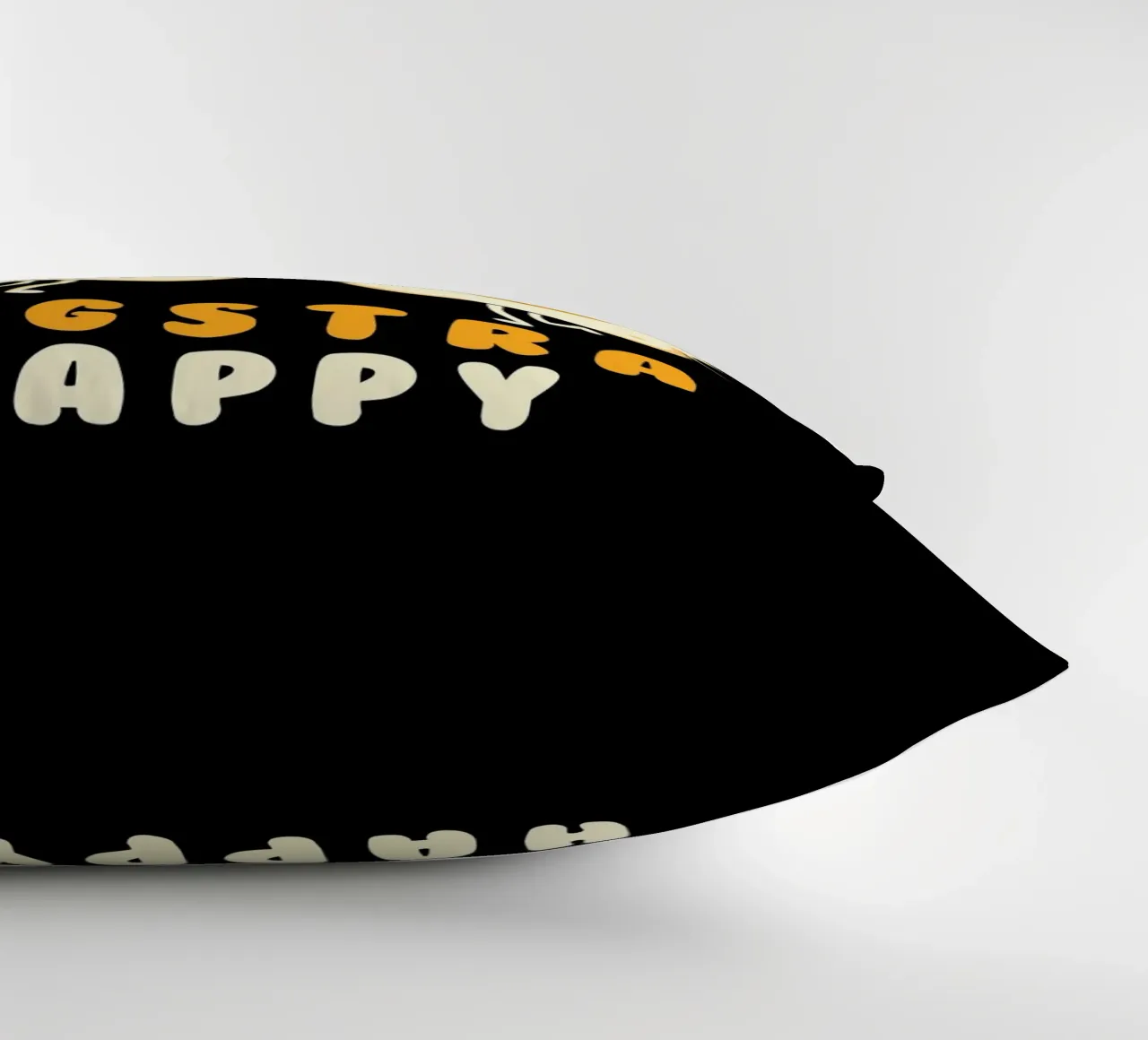 You Make Me Eggstra Happy decorative cushion by Tobe Fonseca
