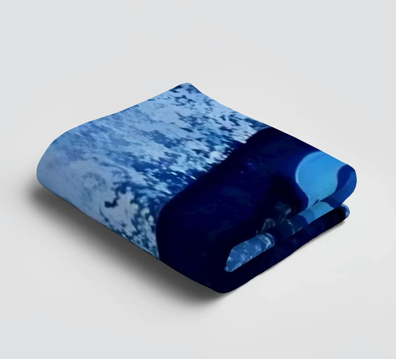 lsland head house asciugamano da bagno da Low poly art