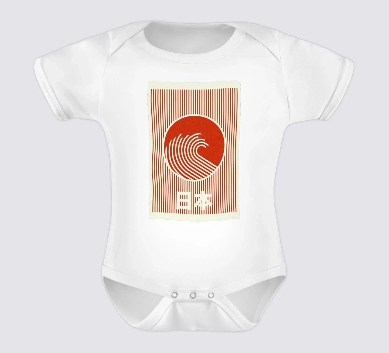Great Wave Of Nippon body de bebé de Rosi Feist