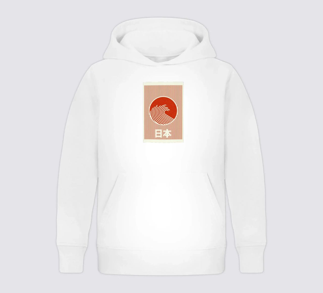 Great Wave Of Nippon sudadera con capucha para niño de Rosi Feist