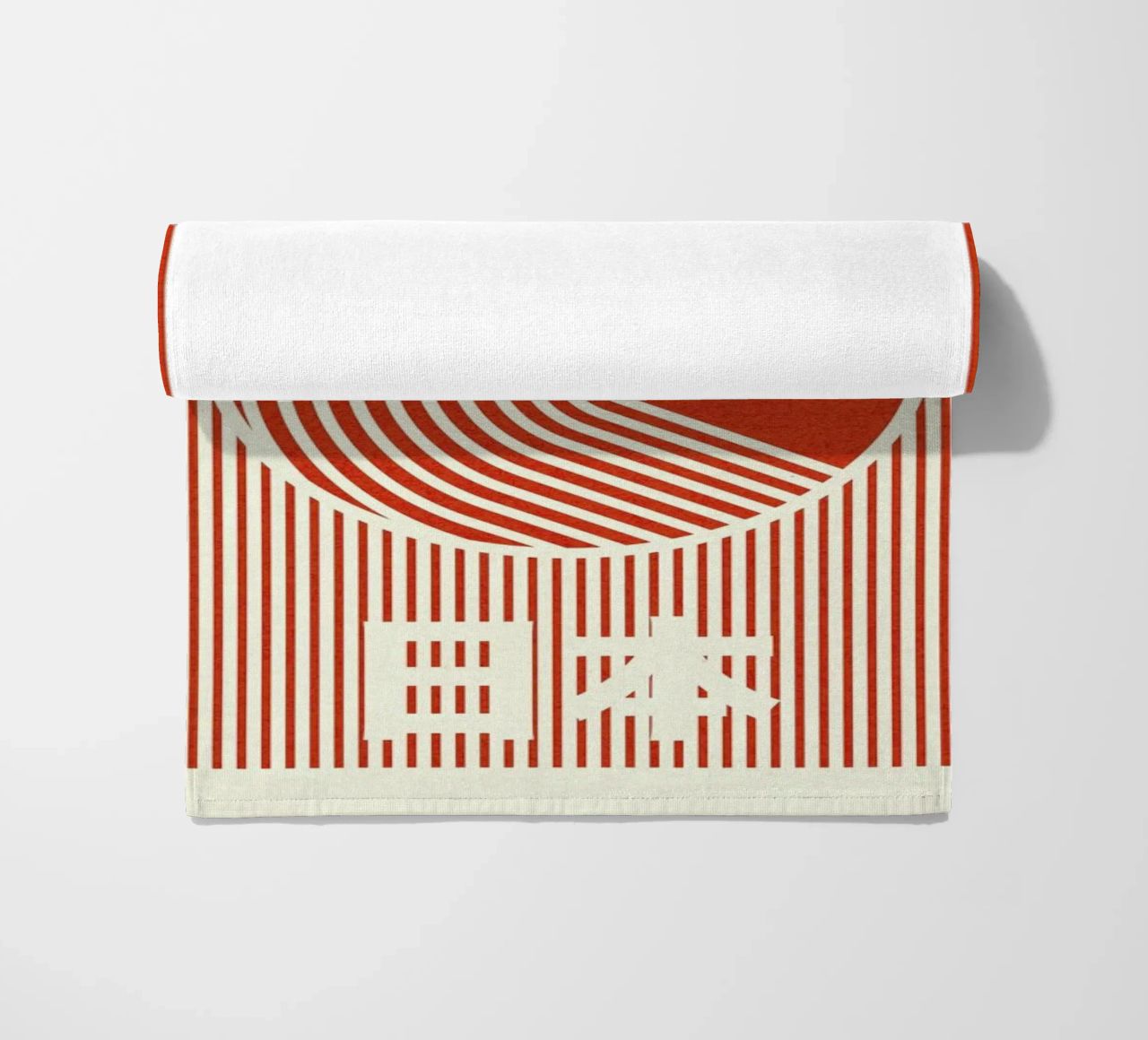 Great Wave Of Nippon toalla de playa de Rosi Feist