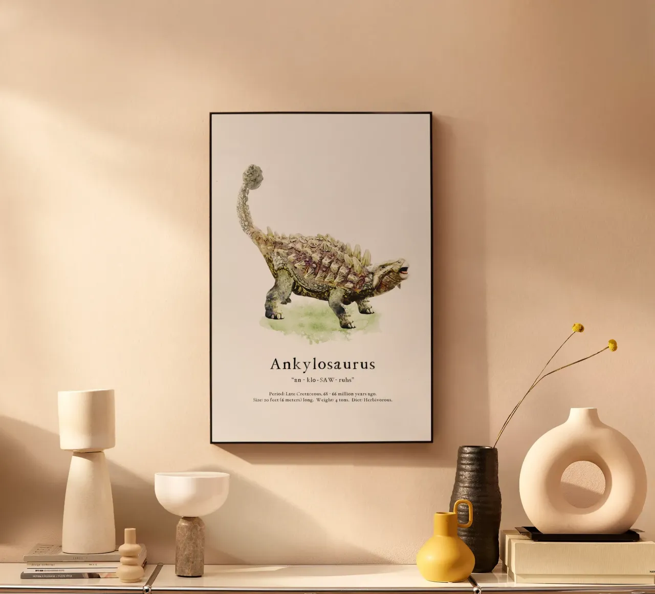 Ankylosaurus plexiglass da Lila & Lola