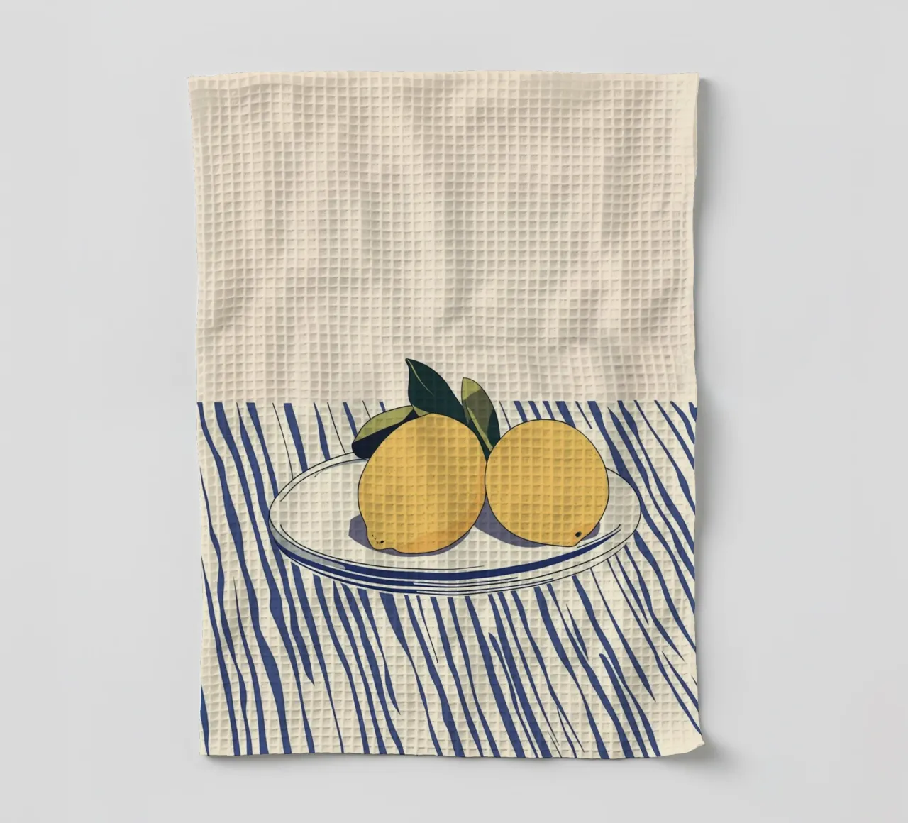 L'art du printemps avec des citrons torchon de Carinaprint