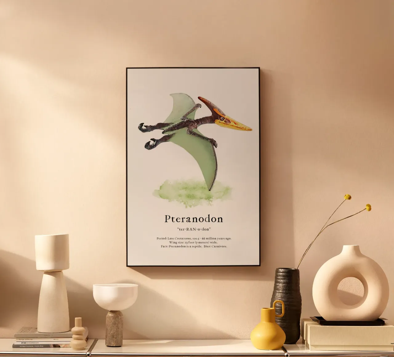 Pteranodon alluminio dibond da Lila x Lola