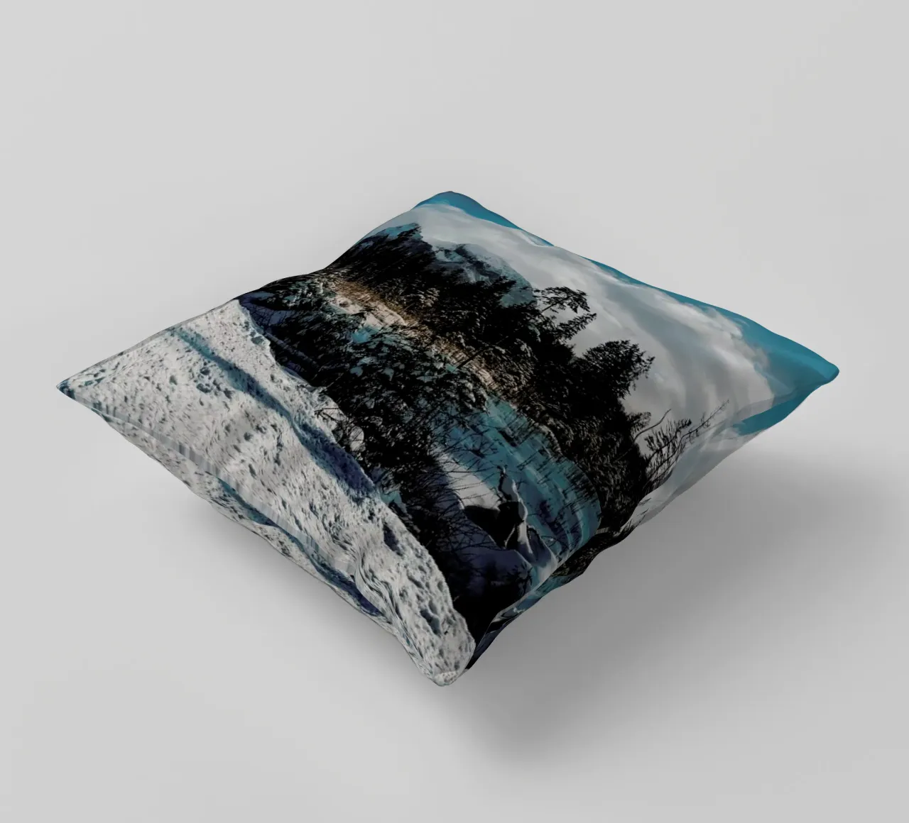 Mountains And Trees cuscino da Sebastian Hilgetag