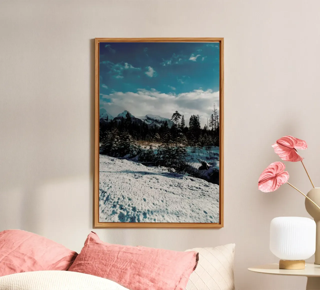 Mountains And Trees alluminio dibond da Sebastian Hilgetag