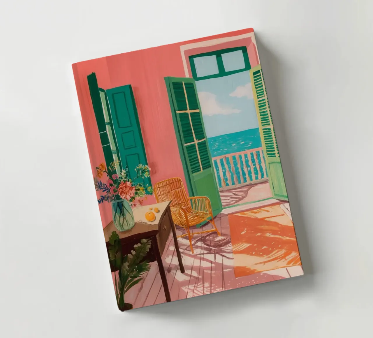 Voyage d'été avec vue sur la mer carnet de notes de Carinaprint
