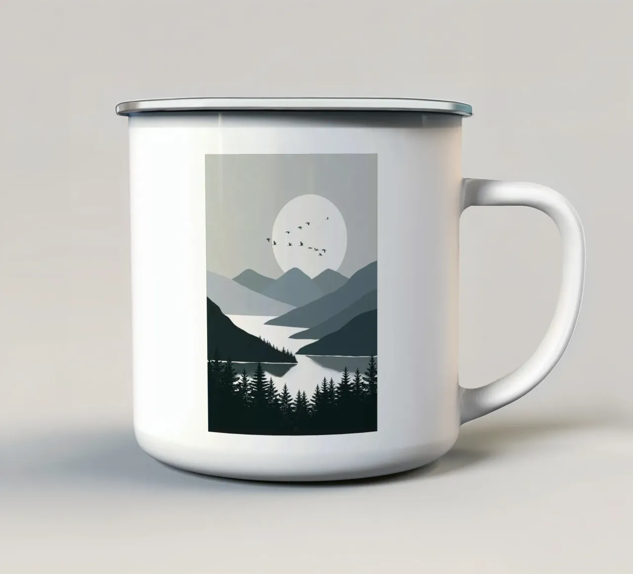 Notturno nordico tazza in smalto da Little Dean