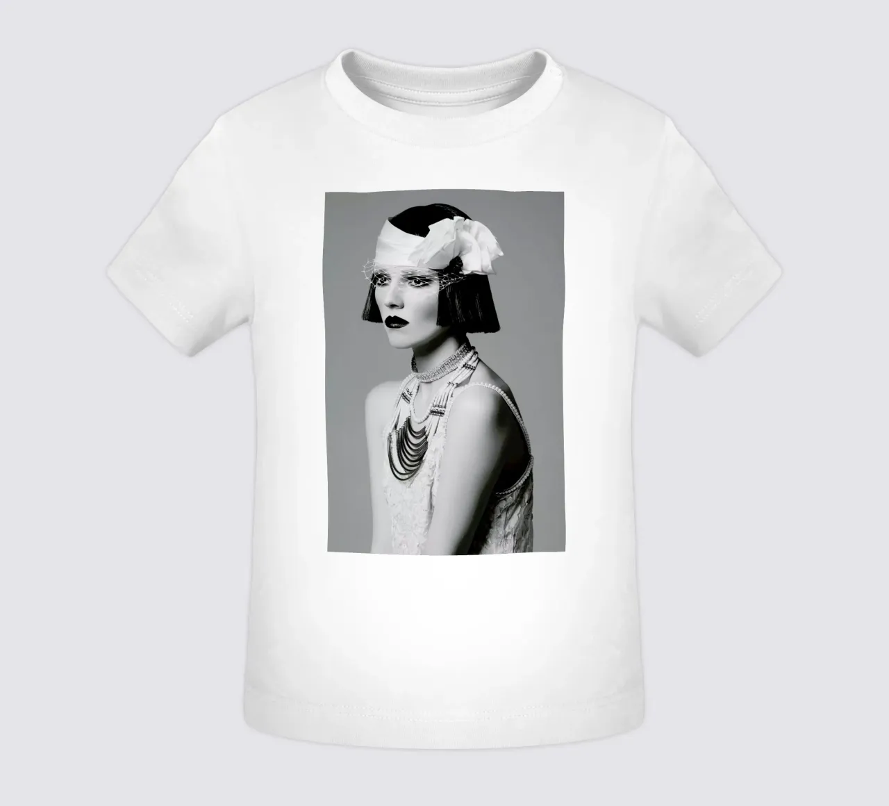 Pearls and Lace baby t-shirt by Runway Collective