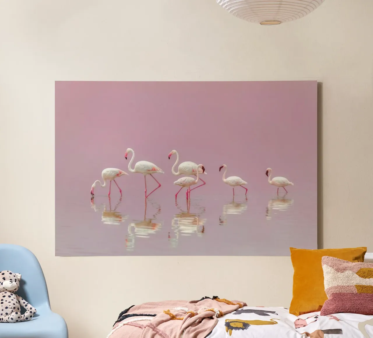 Flamingos - Eiji Itoyama tela da Pictufy
