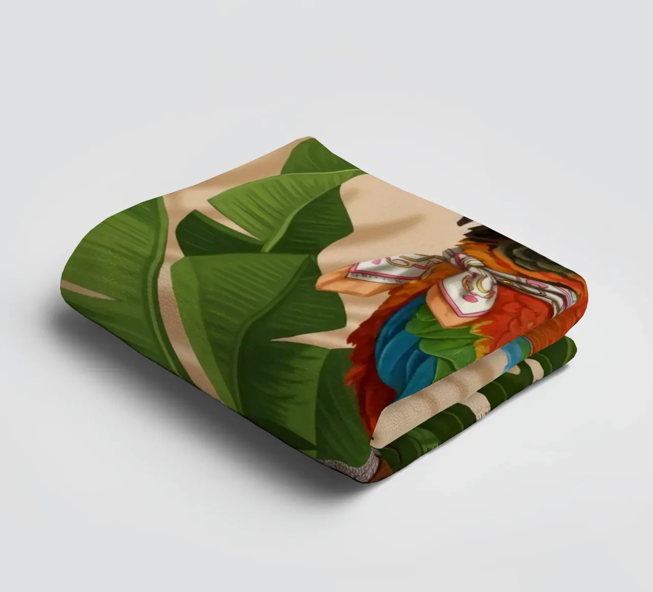 Palm Grove Muse asciugamano da bagno da Pawtrait Studio