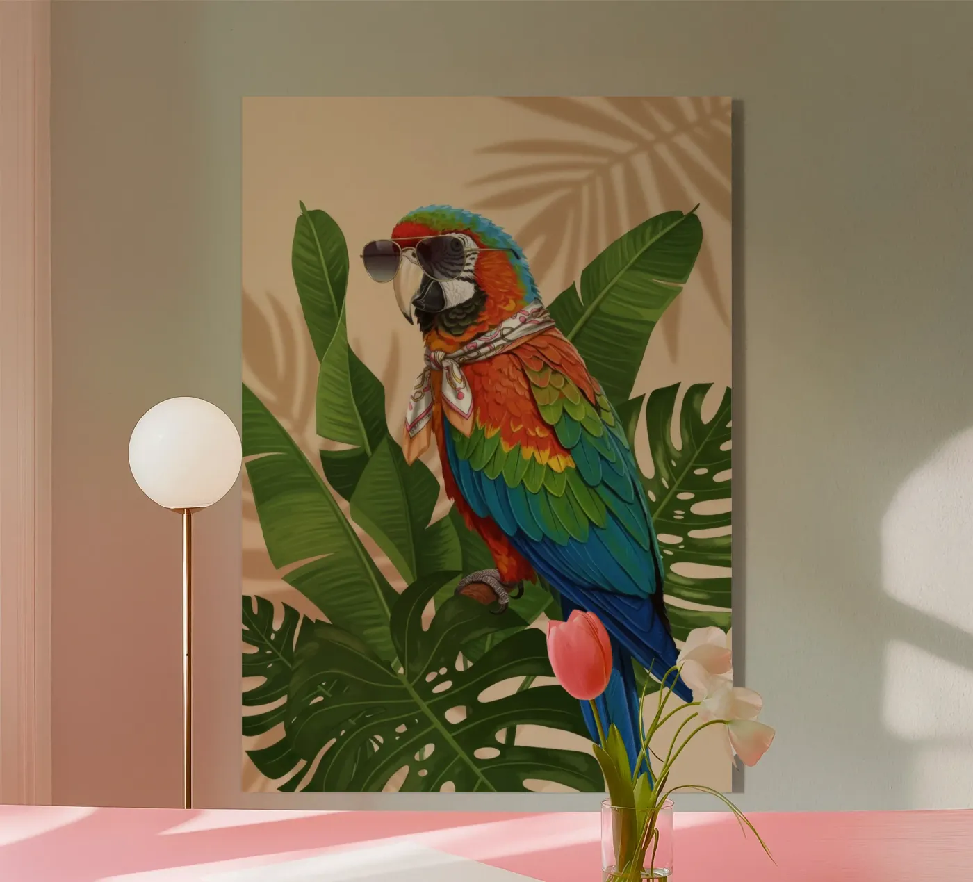 Palm Grove Muse plexiglass da Pawtrait Studio