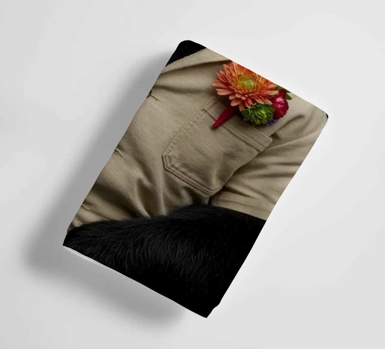 Orso floreale asciugamano da bagno da Pawtrait Studio