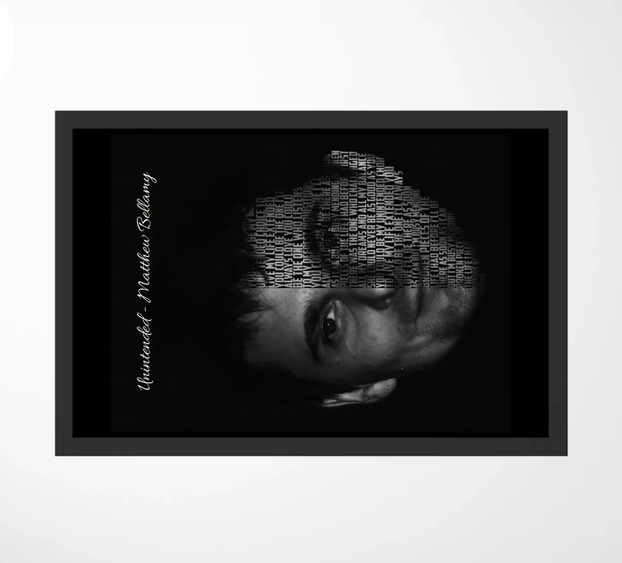 Unintended (Text art) felpudo de Gunawan Rb