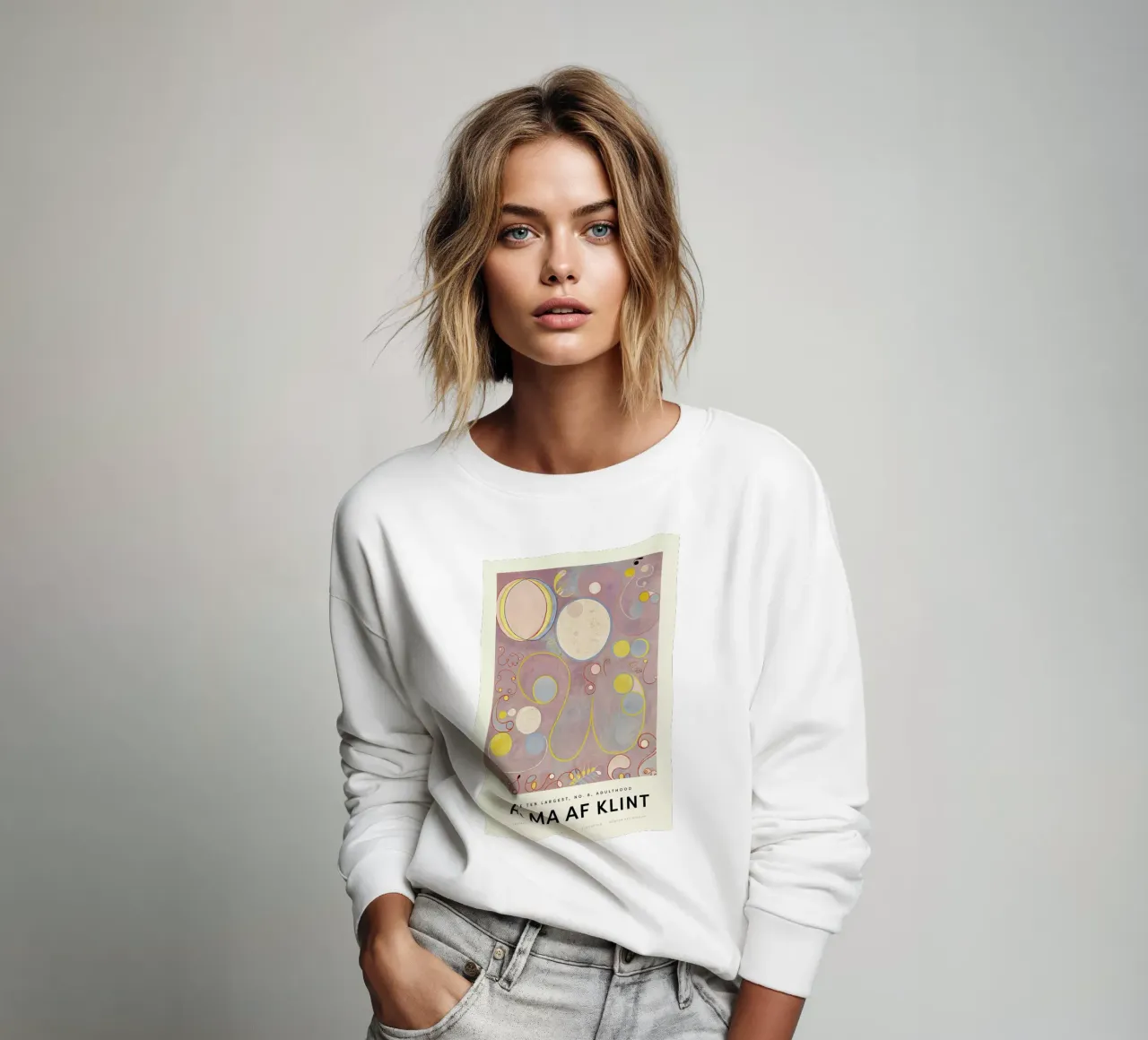 Hilma af Klint - The Ten Largest, No. 8 felpa da Vintage by JUNIQE