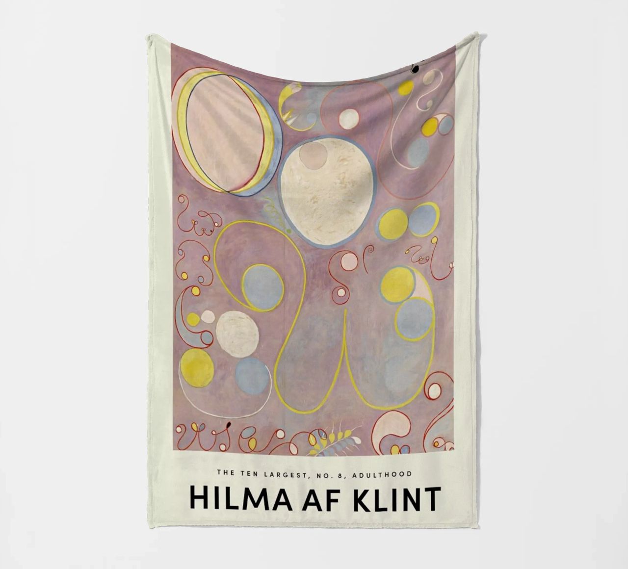 Hilma af Klint - The Ten Largest, No. 8 coperta in pile da Vintage by JUNIQE