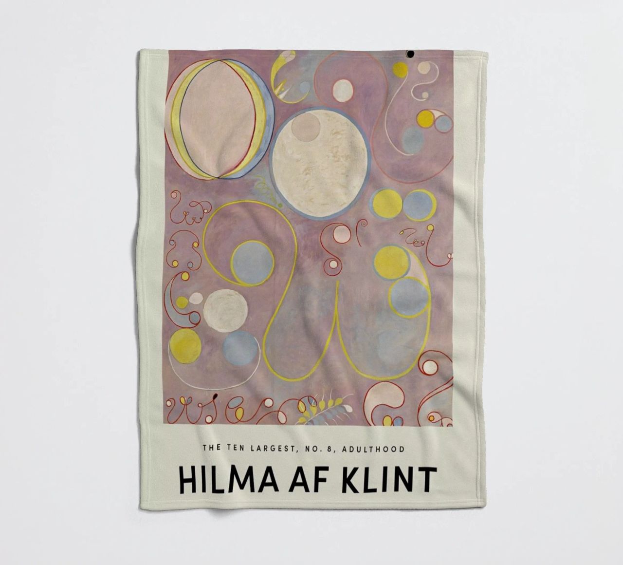 Hilma af Klint - The Ten Largest, No. 8 coperta in pile da Vintage by JUNIQE