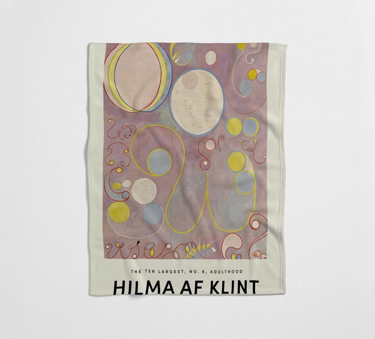 Hilma af Klint - The Ten Largest, No. 8 coperta in pile da Vintage by JUNIQE