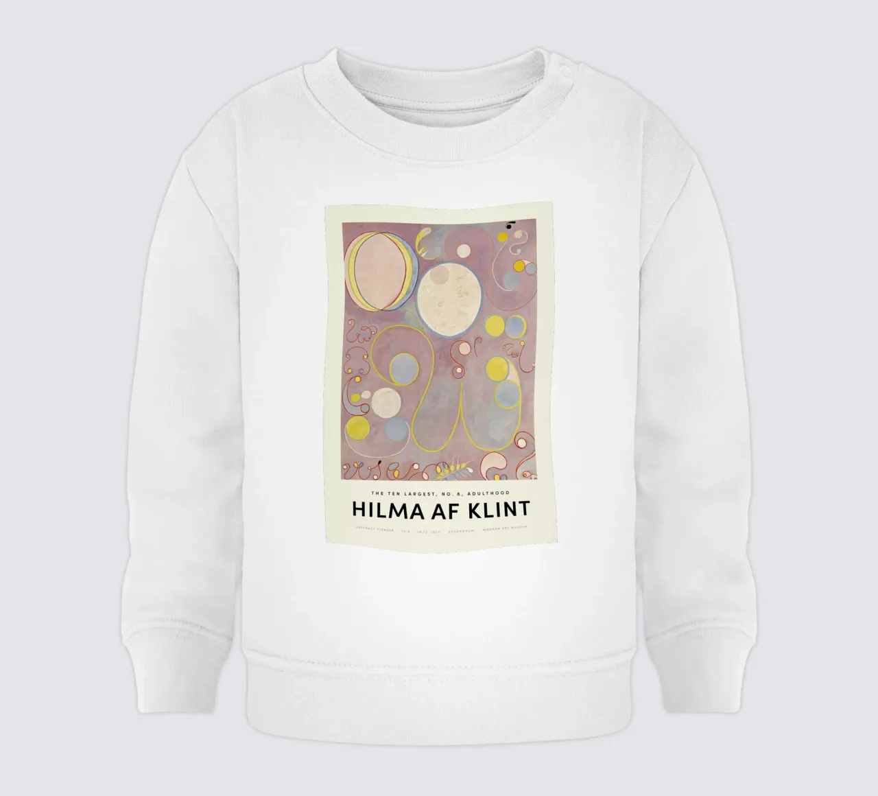 Hilma af Klint - The Ten Largest, No. 8 felpa neonato da Vintage by JUNIQE