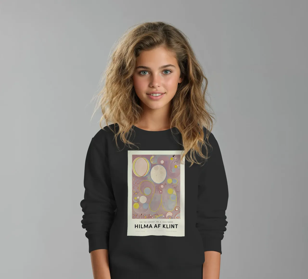 Hilma af Klint - The Ten Largest, No. 8 felpa bambino da Vintage by JUNIQE