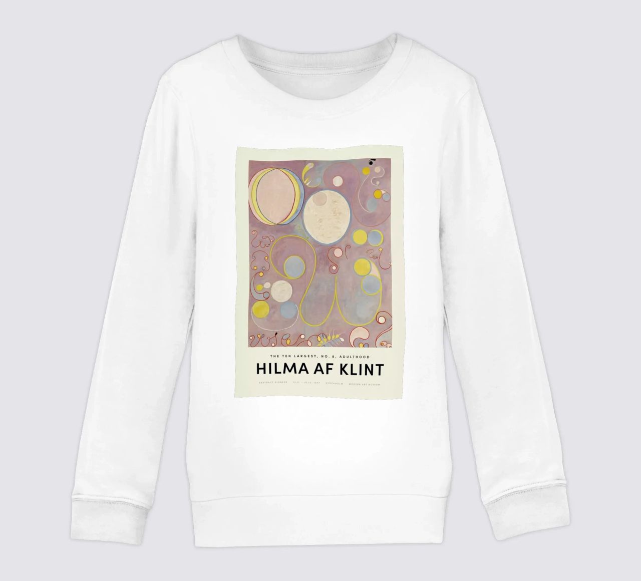 Hilma af Klint - The Ten Largest, No. 8 felpa bambino da Vintage by JUNIQE