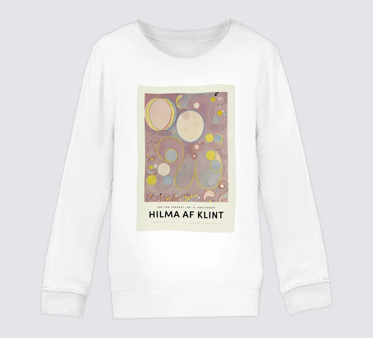 Hilma af Klint - The Ten Largest, No. 8 felpa bambino da Vintage by JUNIQE