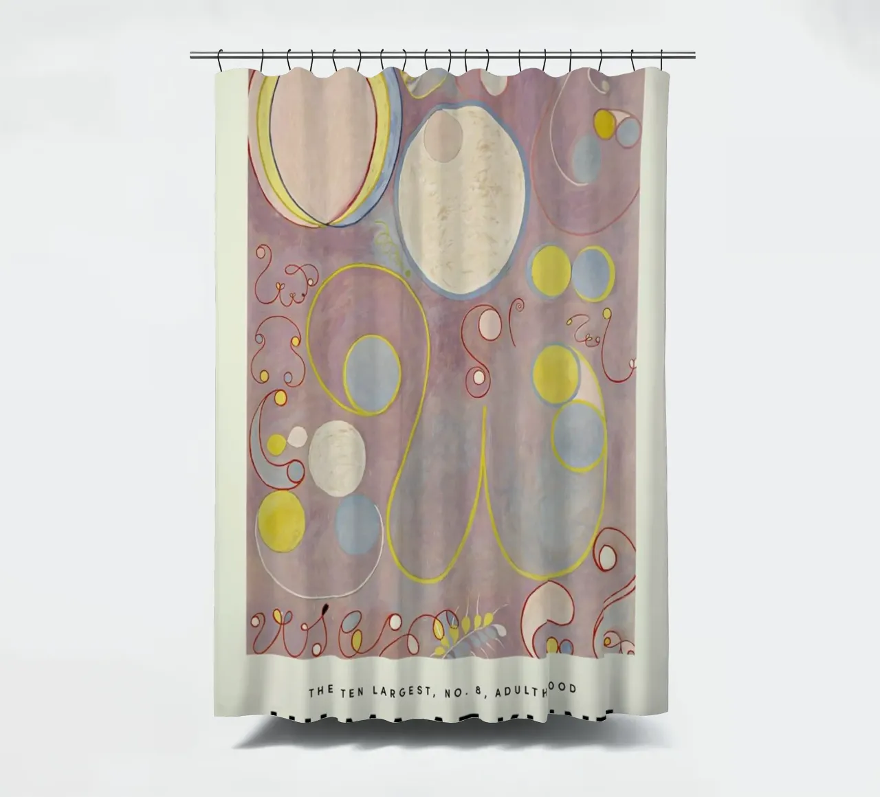 Hilma af Klint - The Ten Largest, No. 8 tenda da doccia da Vintage by JUNIQE
