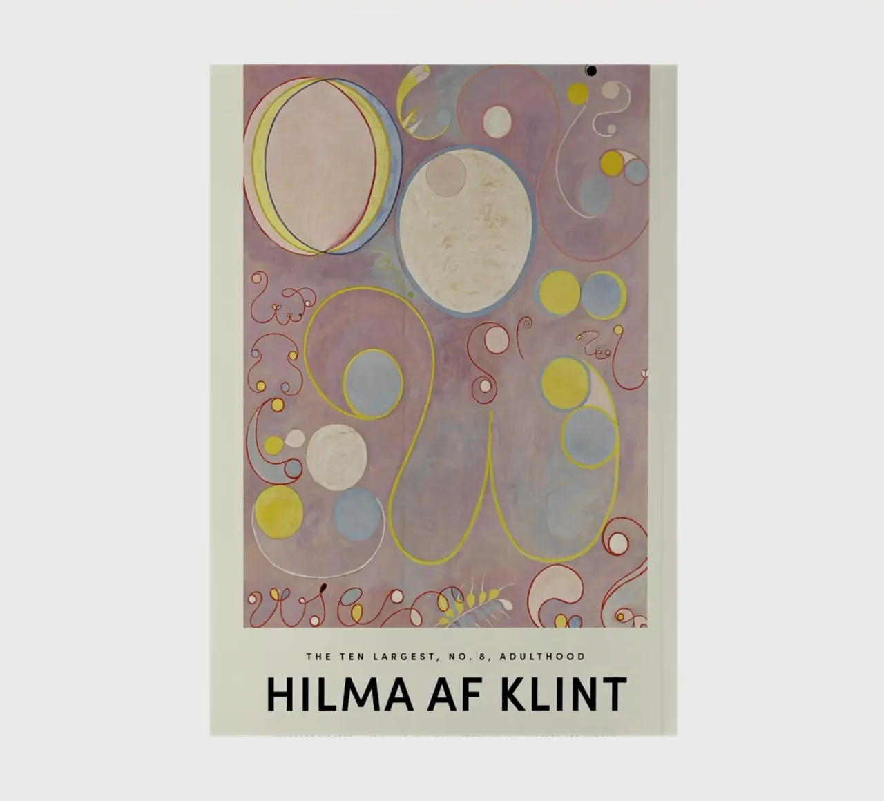 Hilma af Klint - The Ten Largest, No. 8 carnet de notes de Vintage by JUNIQE