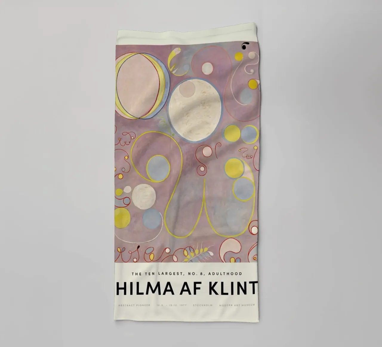 Hilma af Klint - The Ten Largest, No. 8 asciugamano da bagno da Vintage by JUNIQE