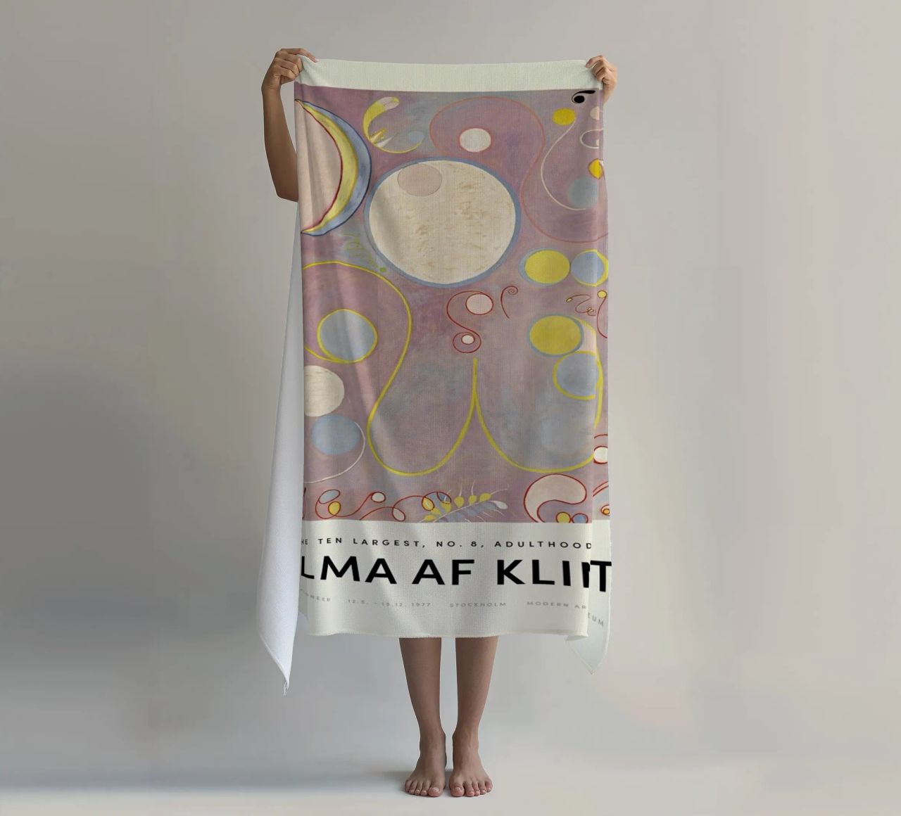 Hilma af Klint - The Ten Largest, No. 8 telo mare da Vintage by JUNIQE