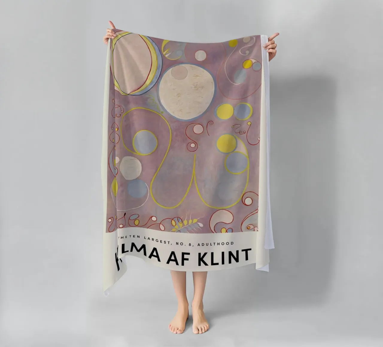 Hilma af Klint - The Ten Largest, No. 8 telo mare da Vintage by JUNIQE