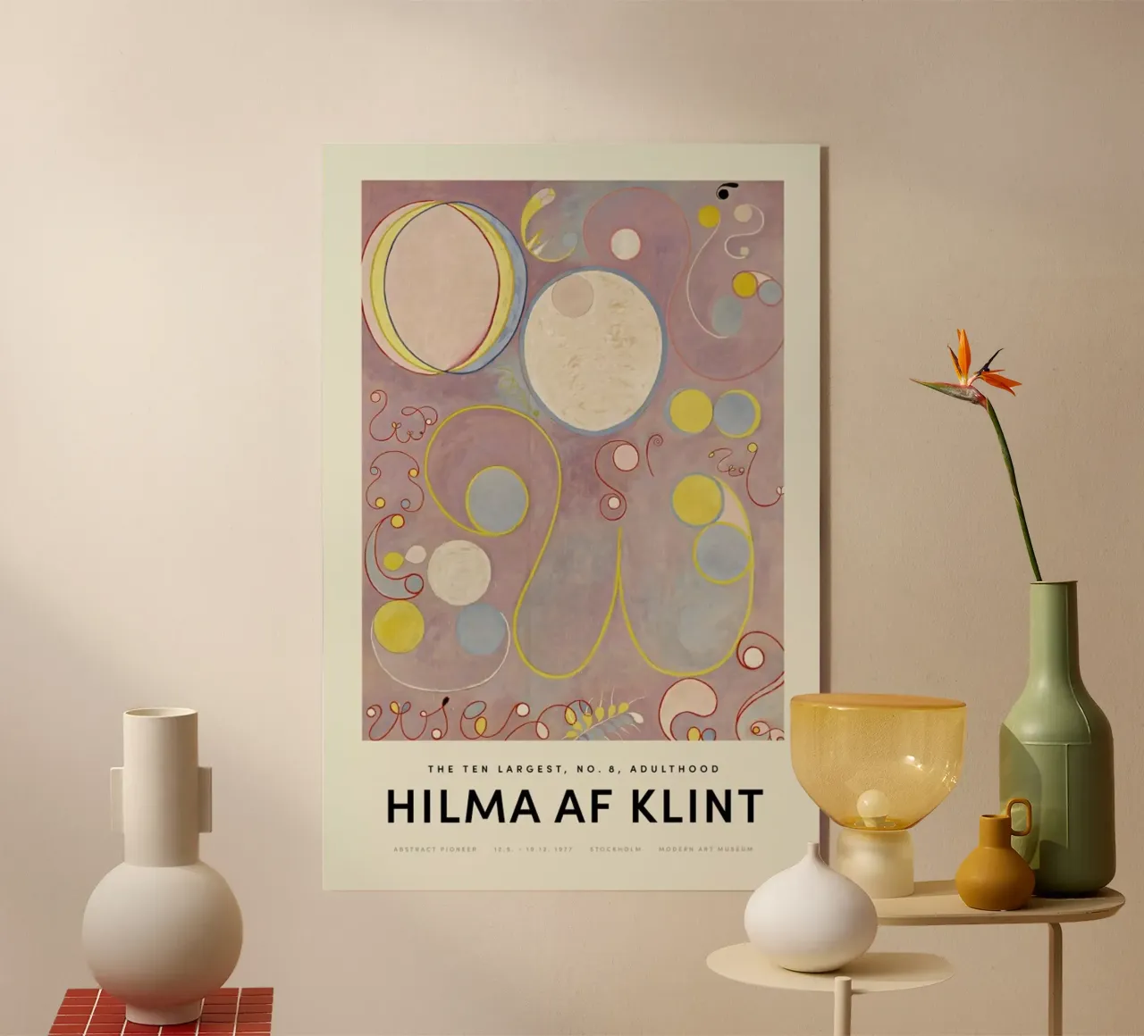 Hilma af Klint - The Ten Largest, No. 8 plexiglass da Vintage by JUNIQE